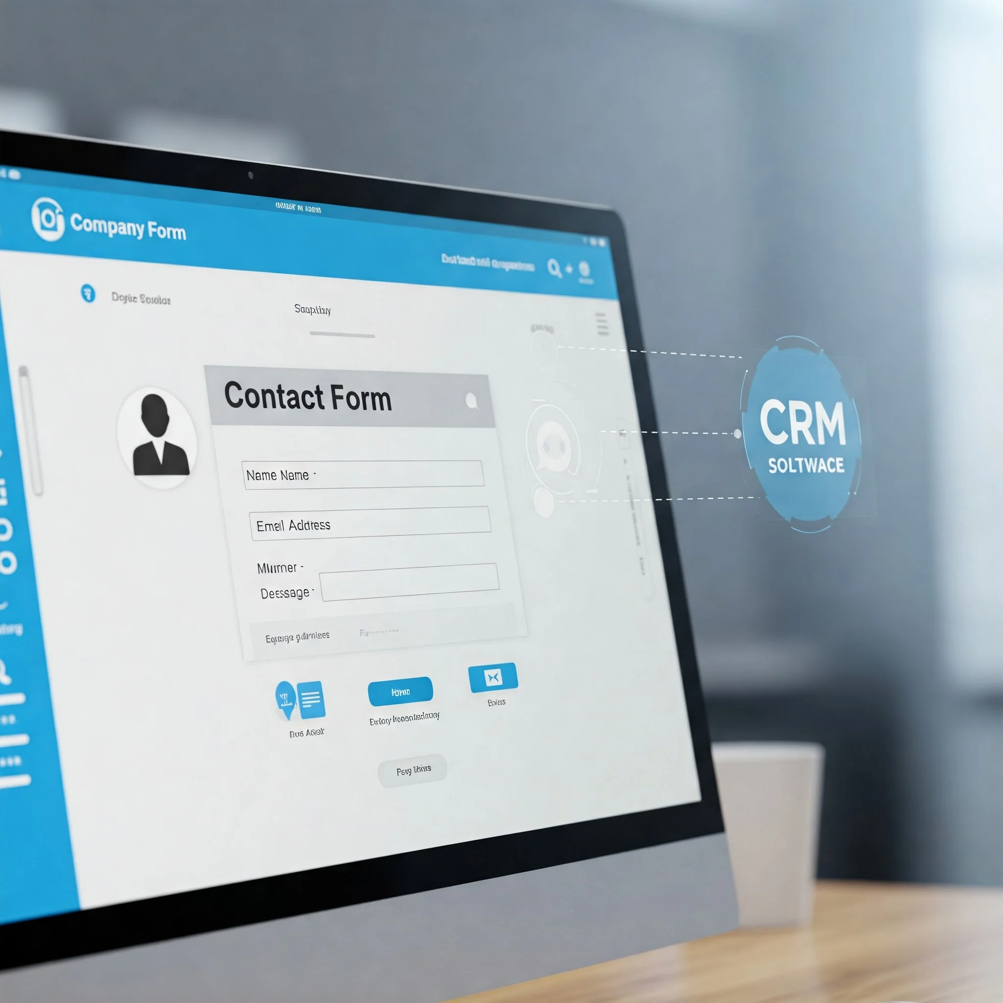 اتصال فرم‌های تماس سایت به CRM و ثبت خودکار سرنخ‌ها