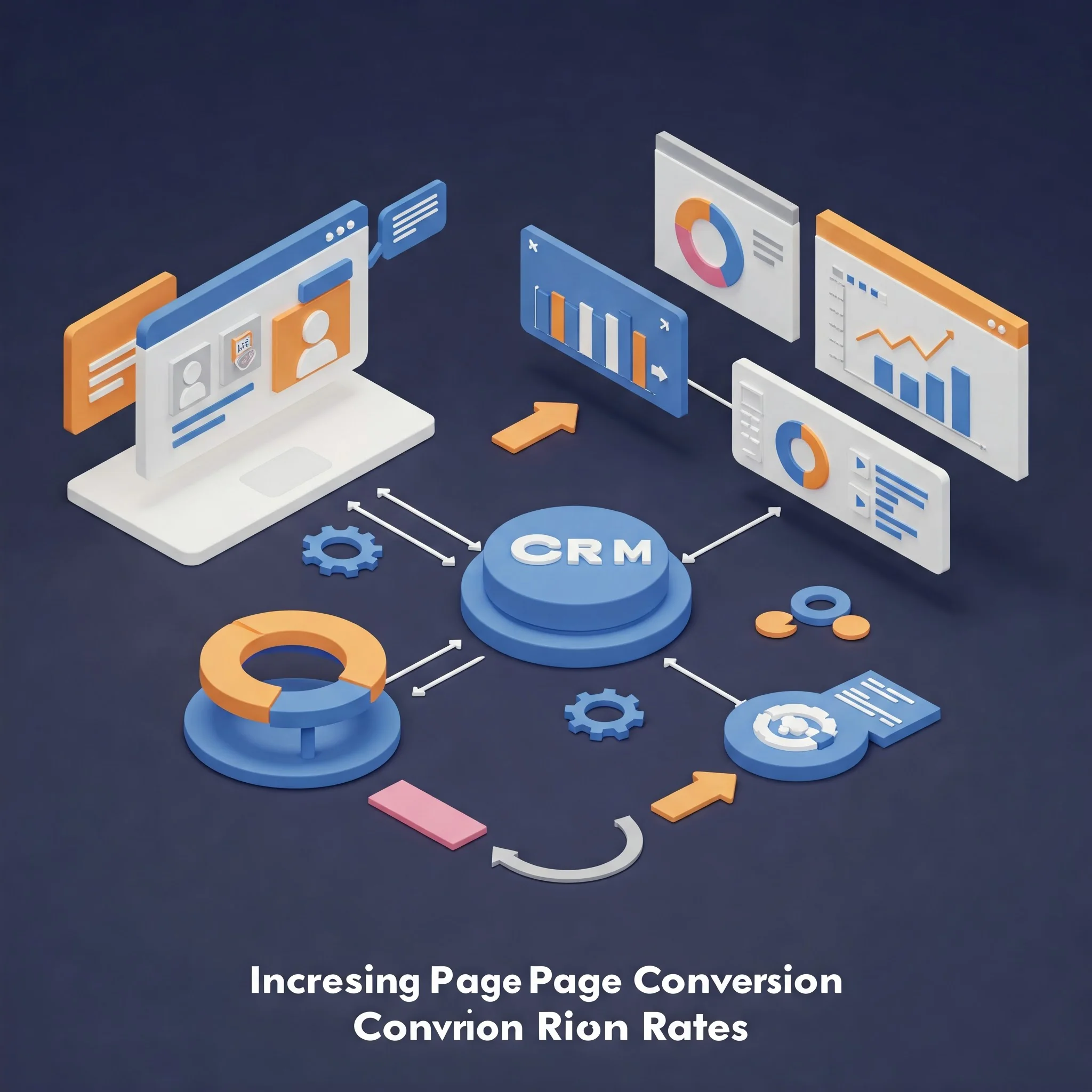 افزایش نرخ تبدیل صفحات فرود با اتصال به CRM و پیگیری هدفمند